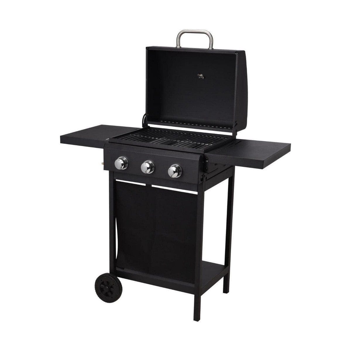 BigBuy BBQ Garten, Grillen und Essen im Freien Gasgrill Vaggan 139 x 56,5 x 106 cm Schwarz