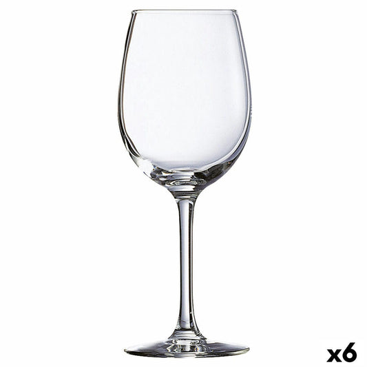 BigBuy Home Haus & Küche, Besteck, Geschirr und Glaswaren Weinglas Ebro Durchsichtig Glas (470 ml) (6 Stück)