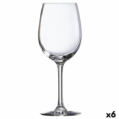 BigBuy Home Haus & Küche, Besteck, Geschirr und Glaswaren Weinglas Ebro Durchsichtig Glas (470 ml) (6 Stück)