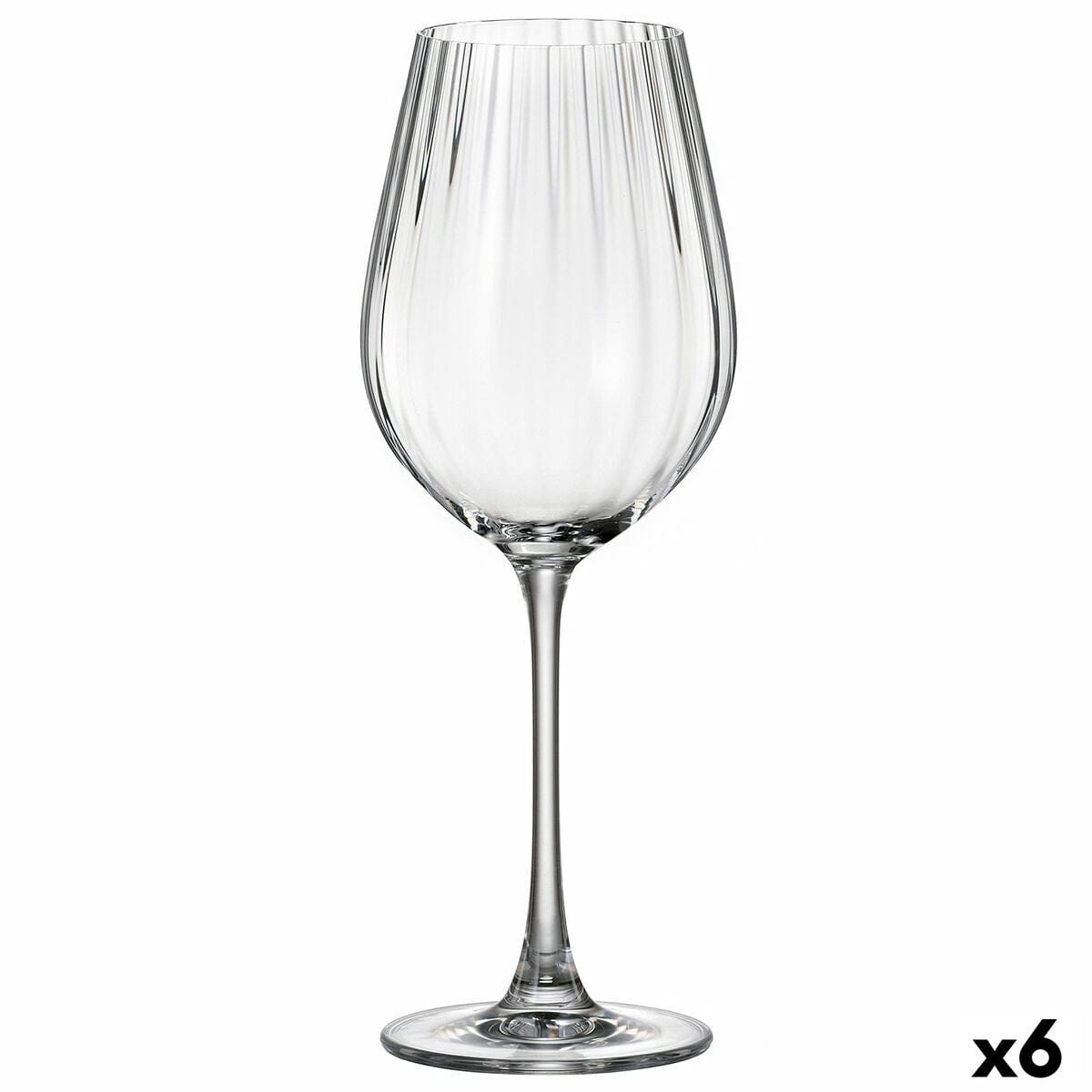 Bohemia Crystal Haus & Küche, Besteck, Geschirr und Glaswaren Weinglas Bohemia Crystal Optic Durchsichtig 6 Stück 500 ml