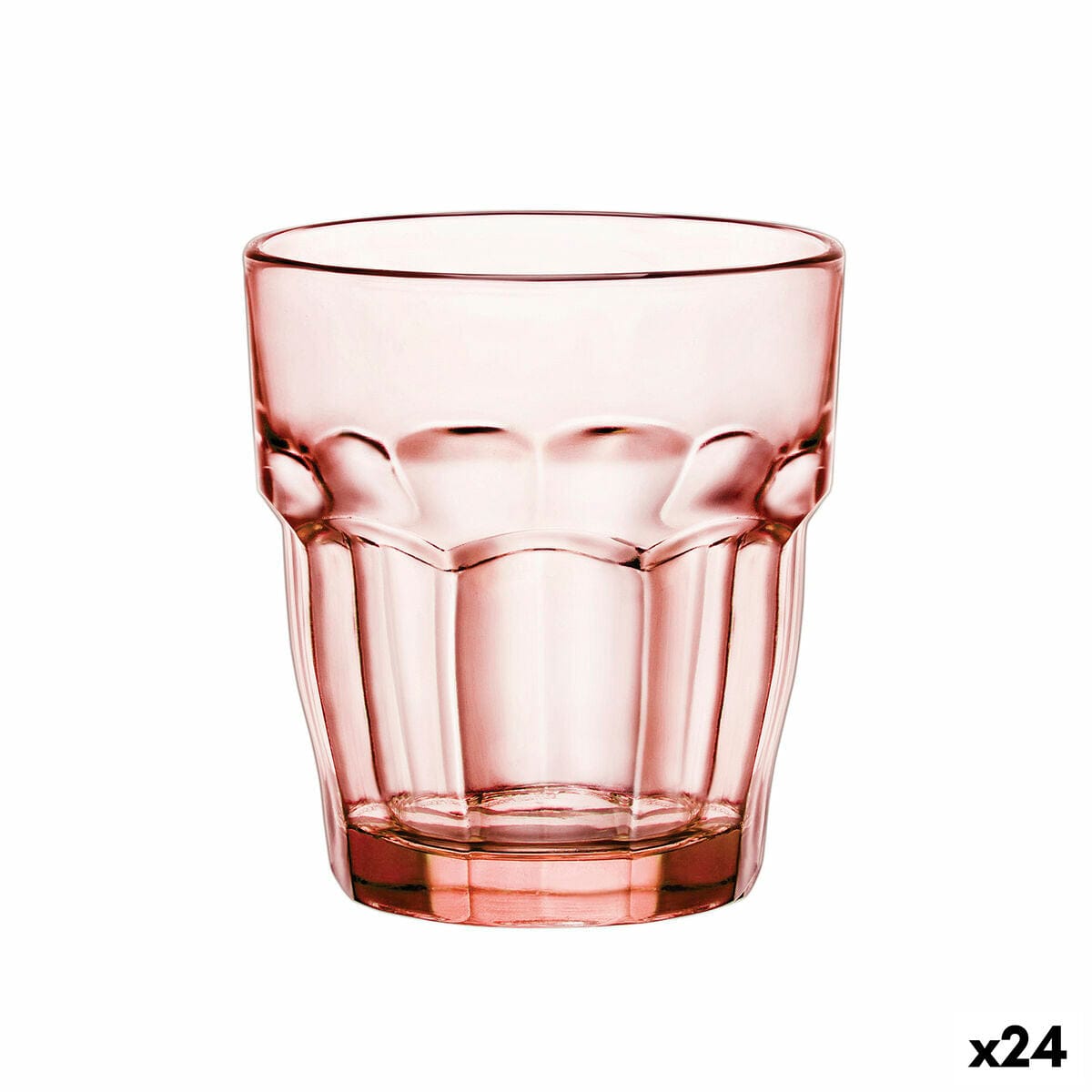 Bormioli Rocco Haus & Küche, Besteck, Geschirr und Glaswaren Trinkglas Bormioli Rocco Rock Bar Orange Glas 270 ml (24 Stück)