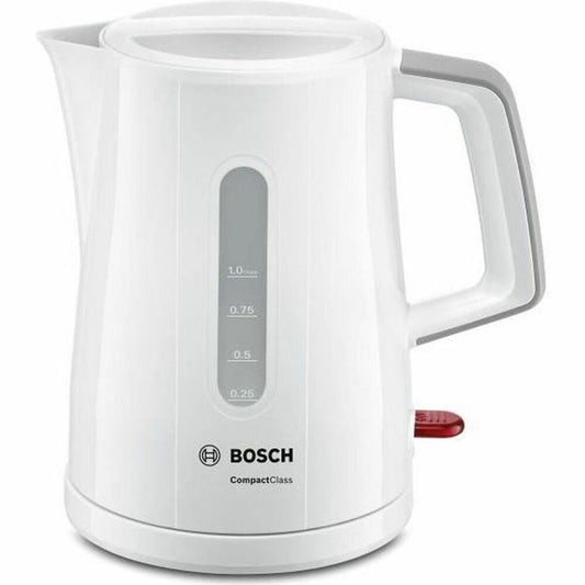 BOSCH Haus & Küche, Kleine Haushaltsgeräte Wasserkocher BOSCH TWK3A051 Weiß Kunststoff 2000 W 1 L Weiß/Grau