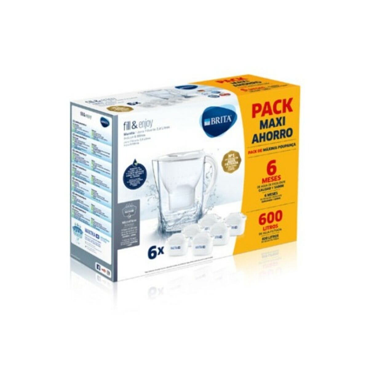 Brita Haus & Küche, Großgeräte Filter-Karaffe Brita 1039164 2,4 L 2,4 L (1 Stück)