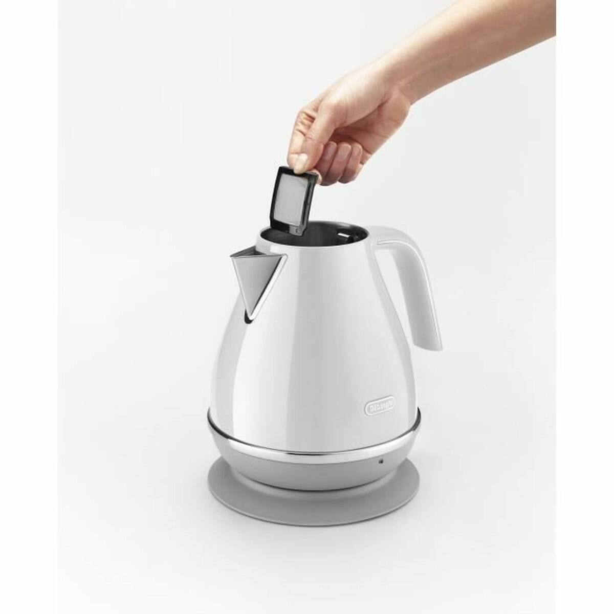 DeLonghi Haus & Küche, Kleine Haushaltsgeräte Wasserkocher DeLonghi Weiß Edelstahl 1,7 L 2000 W