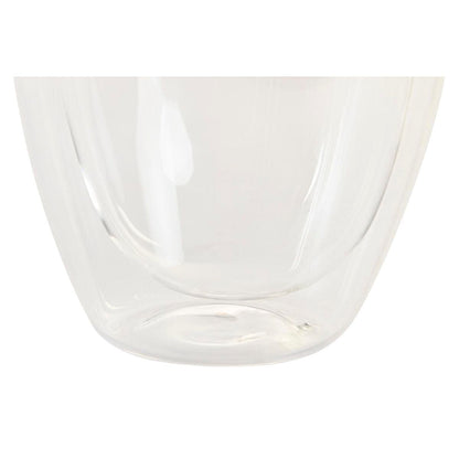 DKD Home Decor Haus & Küche, Besteck, Geschirr und Glaswaren Gläserset DKD Home Decor Durchsichtig Kristall Borosilikatglas 380 ml 2 Stücke