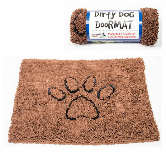 Dog Gone Smart Haustier-Produkte, Hunde Hundeteppich Dog Gone Smart Mikrofasern 89 x 66 cm Braun