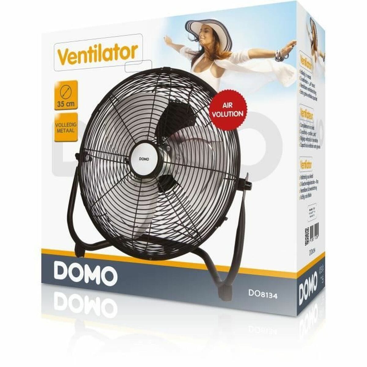 DOMO Haus & Küche, Tragbare Klimageräte Freistehender Ventilator DOMO DO8134 Schwarz 65 W