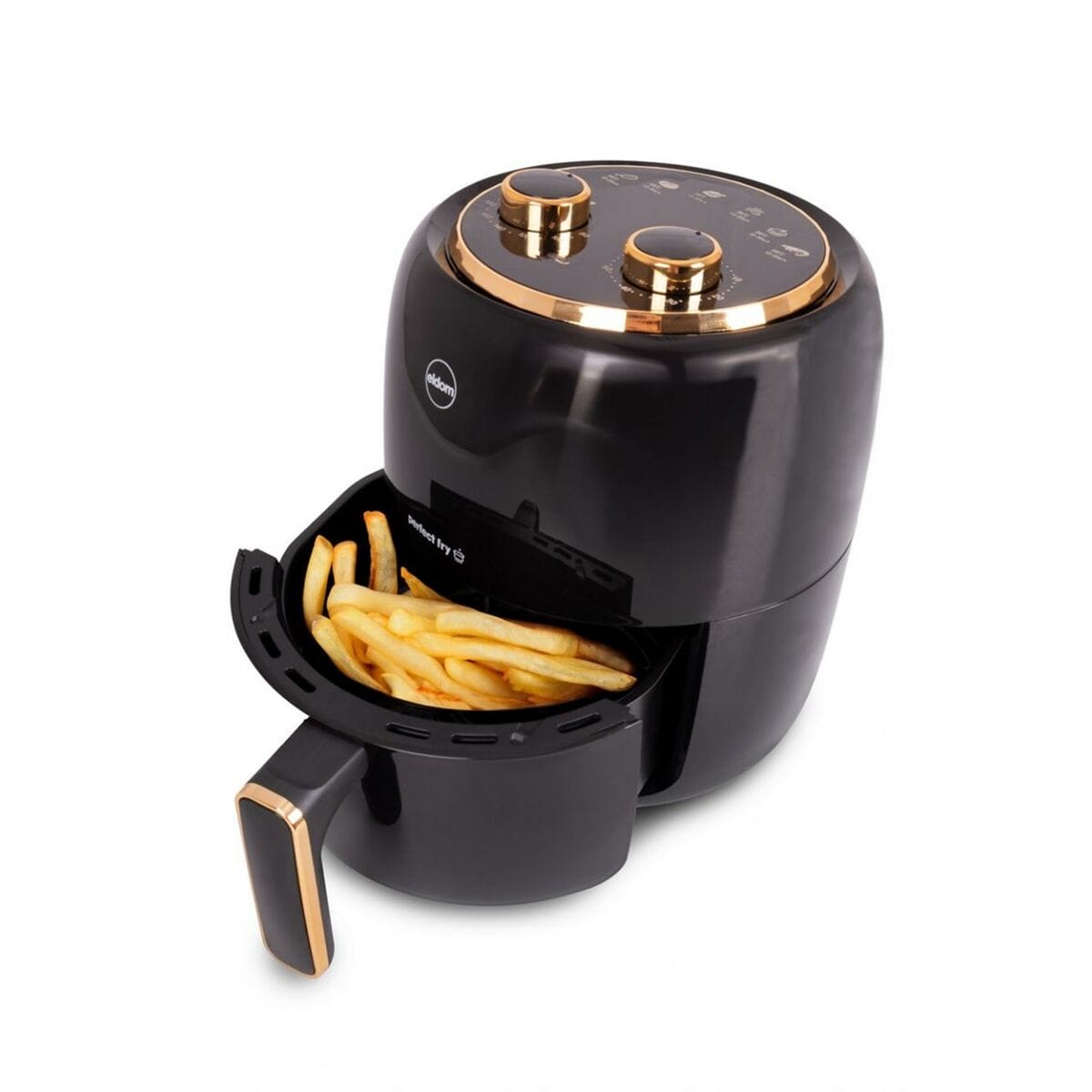 Eldom Haus & Küche, Kleine Haushaltsgeräte Heißluftfritteuse Eldom FR35 Schwarz Grau 1300 W 3,5 L