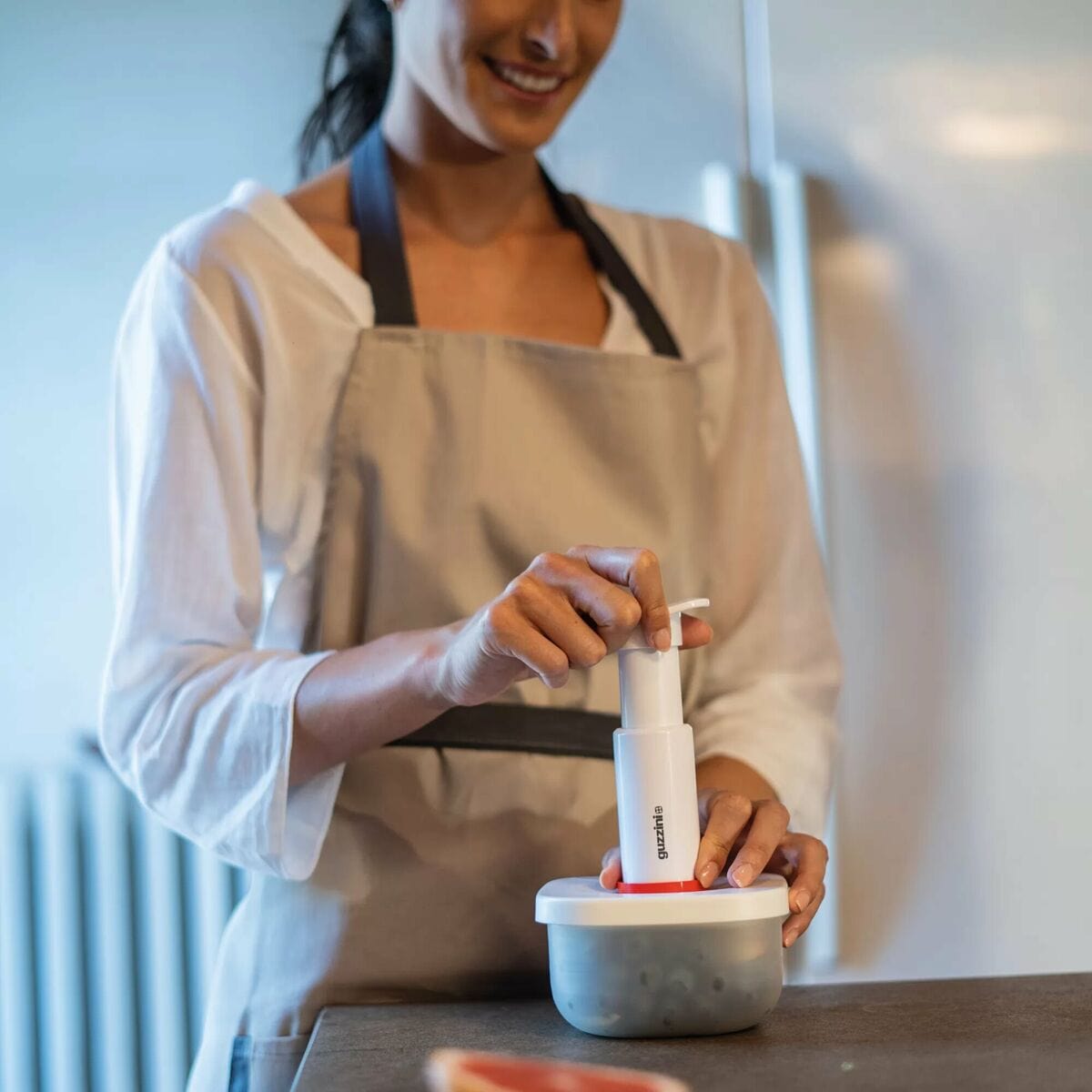 Guzzini Industrie, Wirtschaft und Wissenschaft, Foodservice-Zubehör und Ausrüstung Vakuumpumpe Guzzini Save-it Weiß