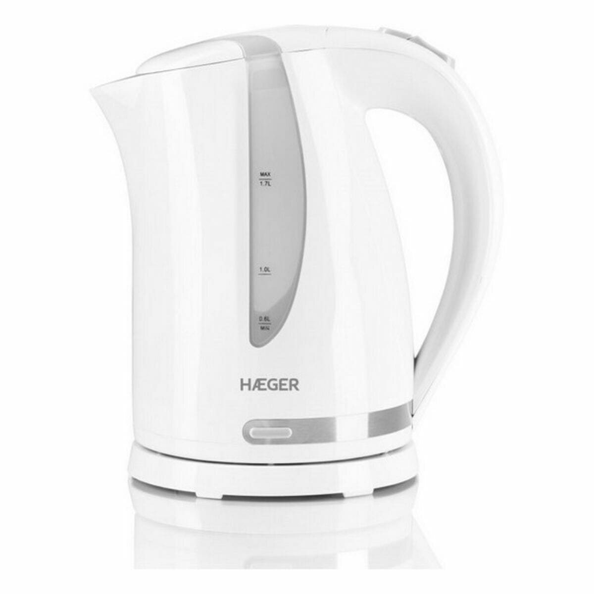 Haeger Haus & Küche, Kleine Haushaltsgeräte Wasserkocher Haeger EK-22W.022A Edelstahl Weiß 2200 W 1,7 L