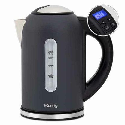 Hkoenig Haus & Küche, Kleine Haushaltsgeräte Wasserkocher Hkoenig BOE52 2200 W Schwarz Edelstahl 2200 W 1,7 L 1,7 L