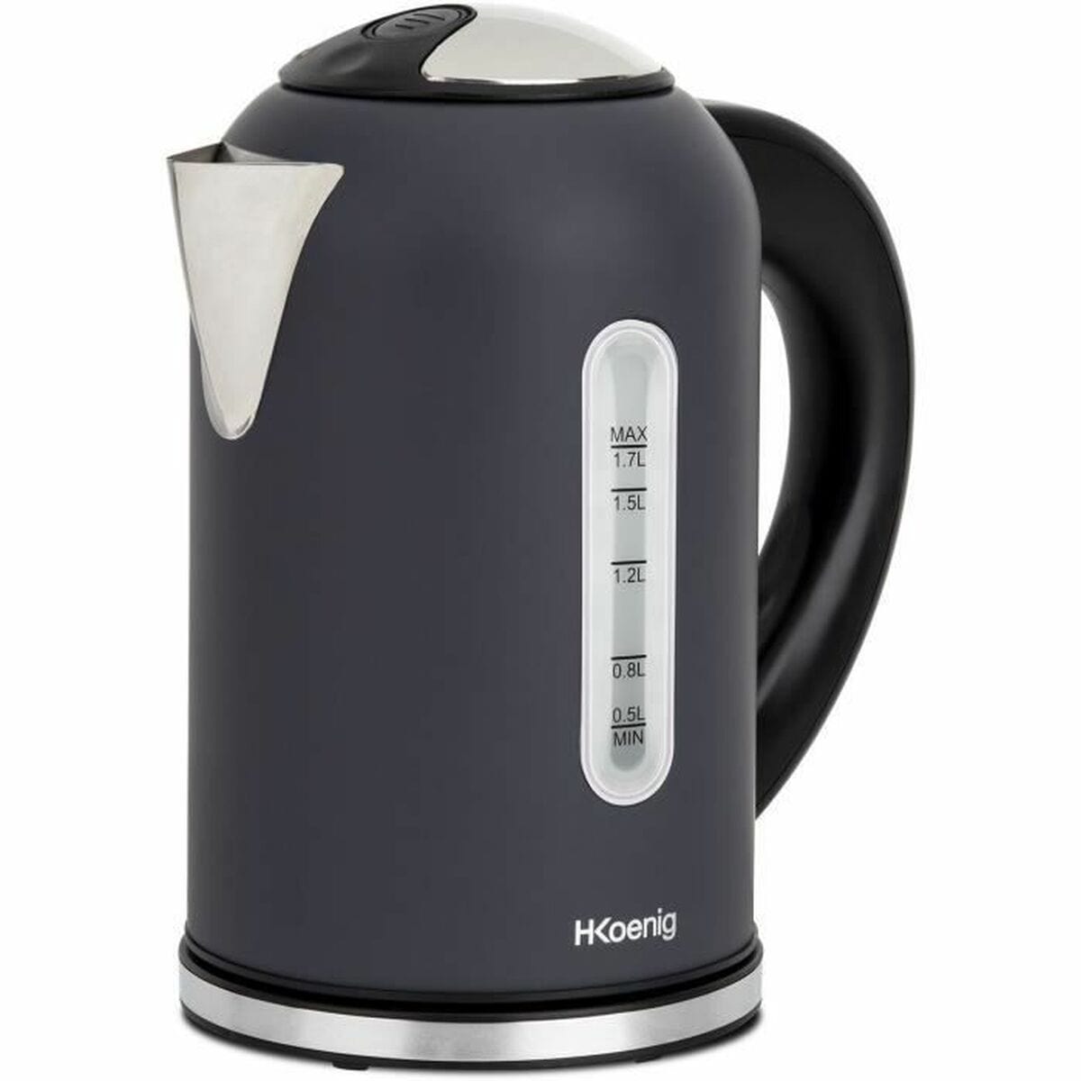 Hkoenig Haus & Küche, Kleine Haushaltsgeräte Wasserkocher Hkoenig BOE52 2200 W Schwarz Edelstahl 2200 W 1,7 L 1,7 L