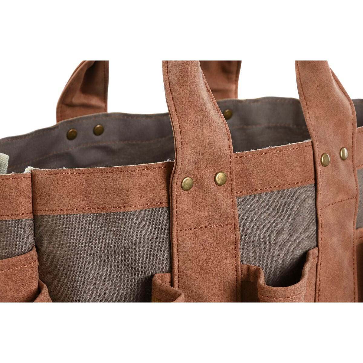 Home ESPRIT Garten, Landschaftsbau Werkzeughalter Home ESPRIT Handtasche Garten Braun 47 x 18 x 27 cm