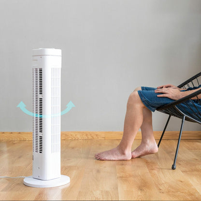 InnovaGoods Haus & Küche, Tragbare Klimageräte Turm-Ventilator Fankol InnovaGoods Weiß 50 W