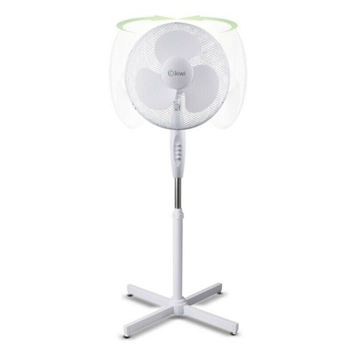 Kiwi Haus & Küche, Tragbare Klimageräte Freistehender Ventilator Kiwi Weiß 45 W (Ø 40 cm)