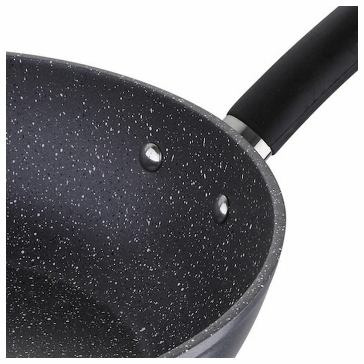 Masterpro Haus & Küche, Küchengeräte Wok Pfanne Masterpro Grau Aluminium Geschmiedetes Aluminium (Ø 28 cm)