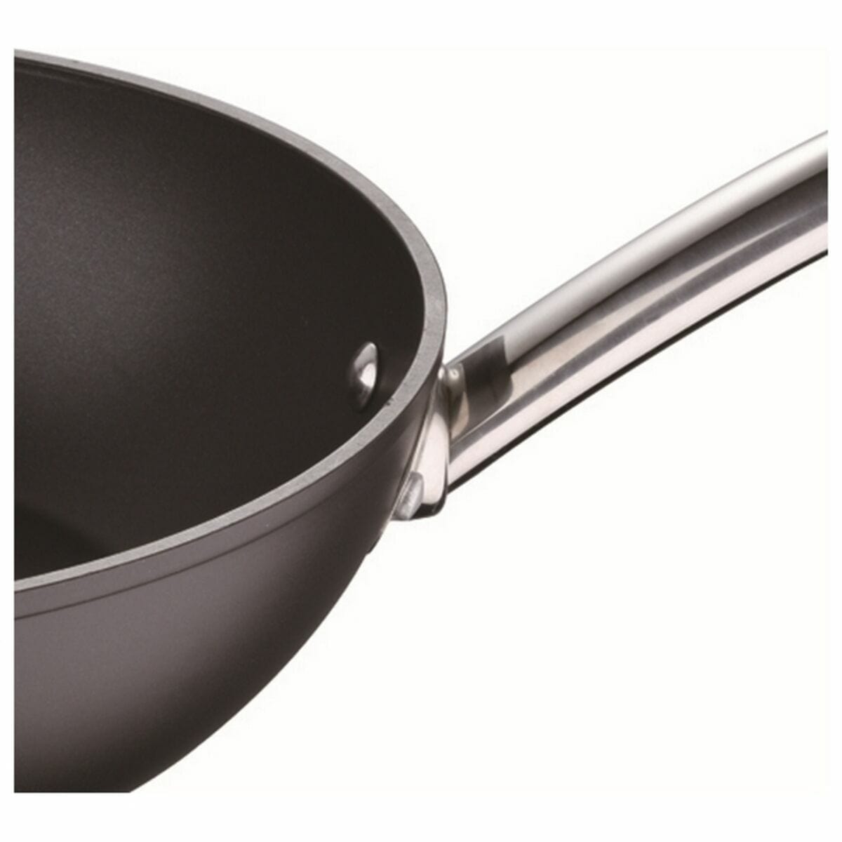 Masterpro Haus & Küche, Küchengeräte Wok Pfanne Masterpro Schwarz Aluminium Geschmiedetes Aluminium (Ø 28 cm)