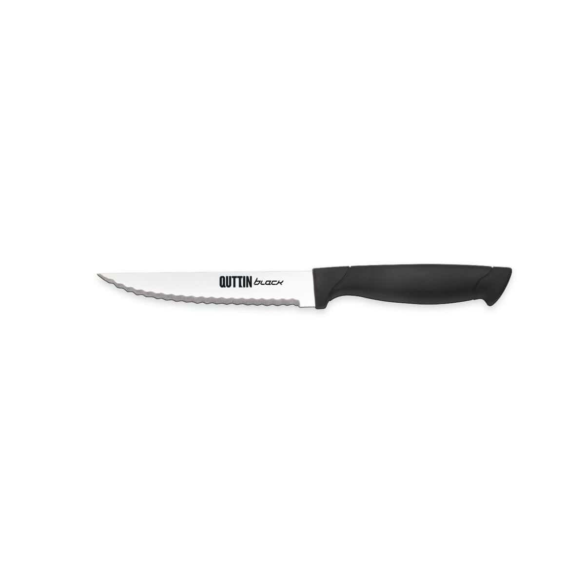 Quttin Haus & Küche, Besteck, Geschirr und Glaswaren Wellenschliffmesser Quttin Black 11 cm (36 Stück)