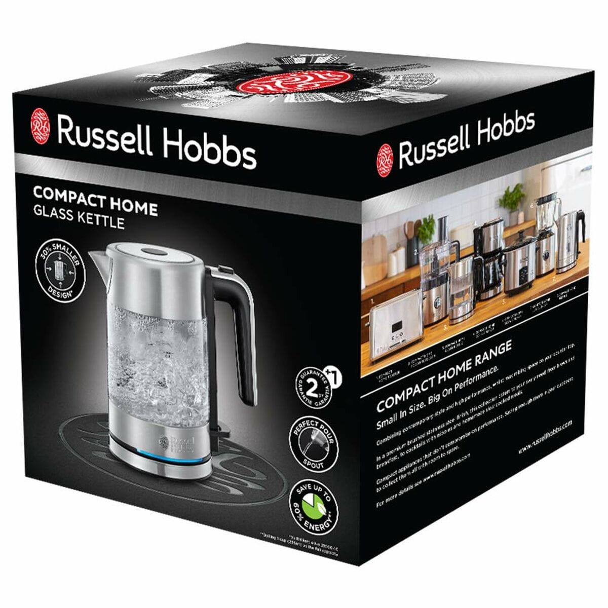 Russell Hobbs Haus & Küche, Kleine Haushaltsgeräte Wasserkocher Russell Hobbs 24191-70 800 ml Edelstahl 2200 W 800 ml