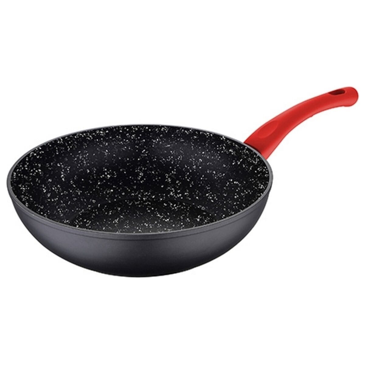 San Ignacio Haus & Küche, Küchengeräte Wok Pfanne San Ignacio Toledo SG-6268 Schwarz Aluminium Ø 26 cm