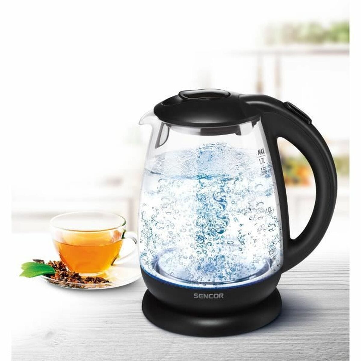 Sencor Haus & Küche, Kleine Haushaltsgeräte Wasserkocher Sencor SWK-1785BK Schwarz 2200 W 1,7 L