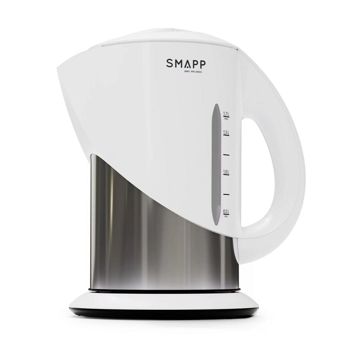 SMAPP Haus & Küche, Kleine Haushaltsgeräte Wasserkocher SMAPP 442.1 Weiß Silberfarben Edelstahl 2200 W 1,7 L