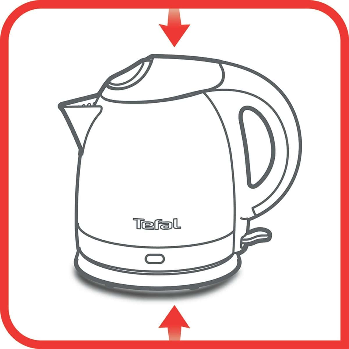 Tefal Haus & Küche, Kleine Haushaltsgeräte Wasserkocher Tefal KI431D10 1,2 L Stahl Edelstahl