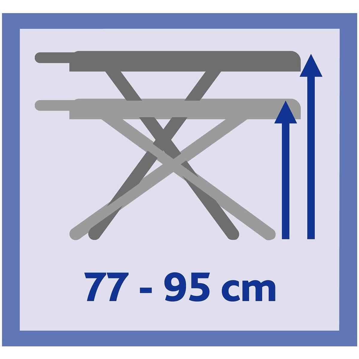 Vileda Haus & Küche, Bügeleisen, Bügelbretter und Zubehör Bügelbrett Vileda Perfect 161266 122 x 44 cm grün Metall Kunststoff 2-in-1