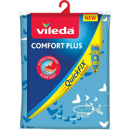 Vileda Haus & Küche, Bügeleisen, Bügelbretter und Zubehör Bügelbrettbezug Vileda 163255 Comfort Plus Blau (130 x 45 cm)