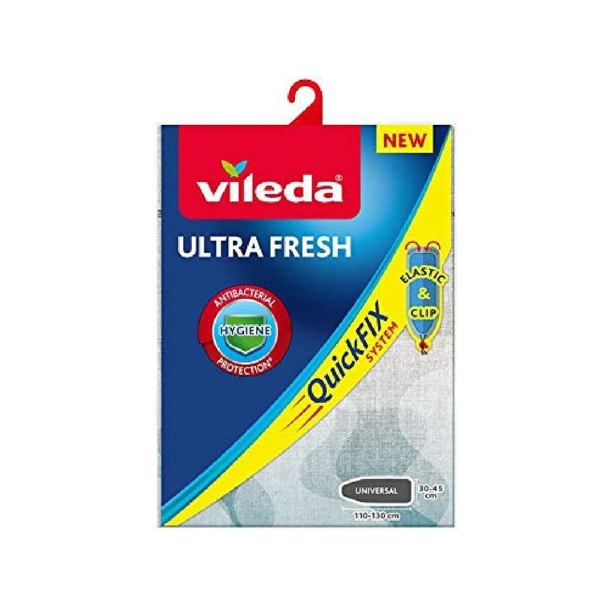 Vileda Haus & Küche, Bügeleisen, Bügelbretter und Zubehör Bügelbrettbezug Vileda 168989 Ultrafresh Quick Fix Grau (130 x 45 cm)